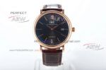  MKS factory Swiss Clone IWC Portofino Dark Blue Dial Rose Gold Watch